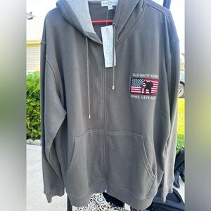 Bradford exchange zip up sweatshirt